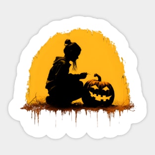 Missyou pumpkin Sticker